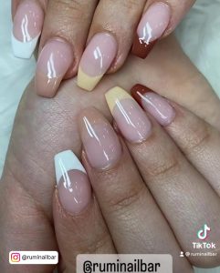 Fall French Manicure Nail Designs