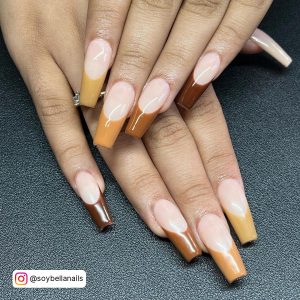 Fall French Tip Nail Ideas