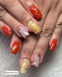 Fall Nails Burnt Orange