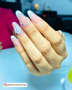 French Almond Shape Nails
