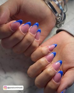 French Gel Manicure Short Nails