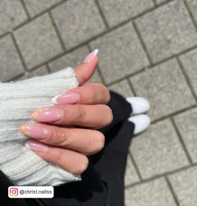 French Gel Nails With Design