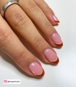 French Manicure Fall Nail Designs