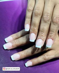 French Manicure Natural Nails