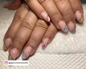 French Manicure Ombre Nails