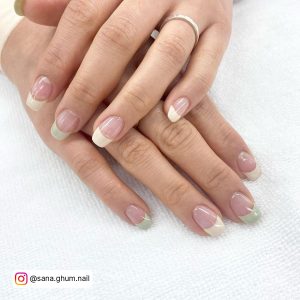 French Manicure On Natural Nails