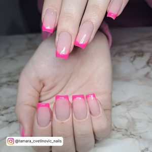 French Nail Designs Square