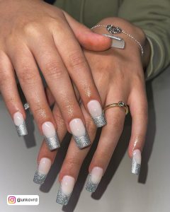 French Nails Silver