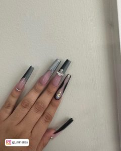 French Ombre Acrylic Nails