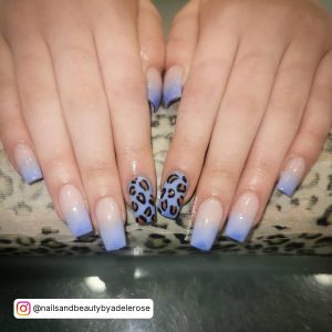 French Ombre Nails Short Square