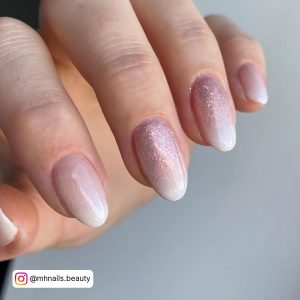 French Ombre Nails Wedding