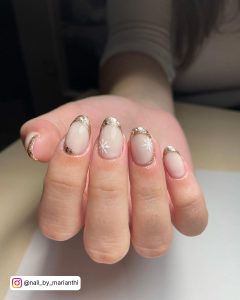 French Tip Christmas Nail Designs