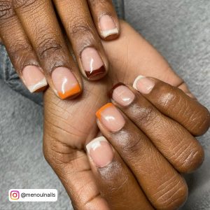 French Tip Nail Designs Fall