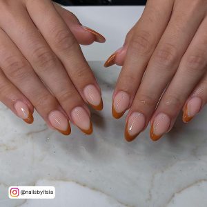 French Tip Nail Designs For Fall