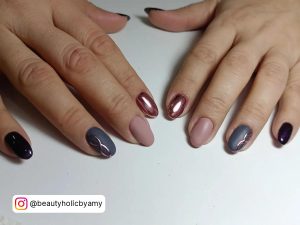 Gel Chrome Nails