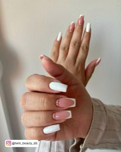 Gel French Manicure Short Nails