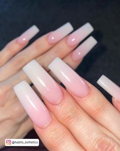 Glitter Ombre Wedding Nails