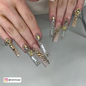 Gold And Silver Nail Designs