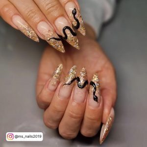 Gold Ombre Nail Designs