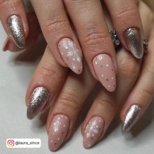 Golden Rose Nude Look Nail