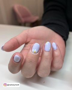 Lavender Light Purple Nails