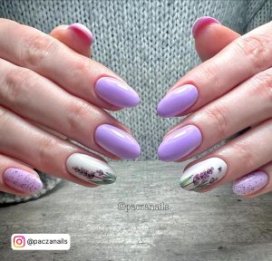 Lavender Purple Nail Designs