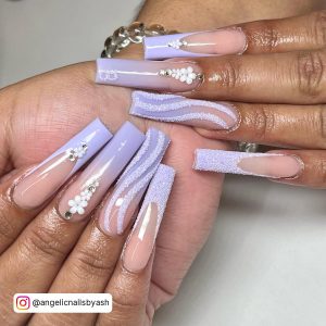 Lavender Purple Nails