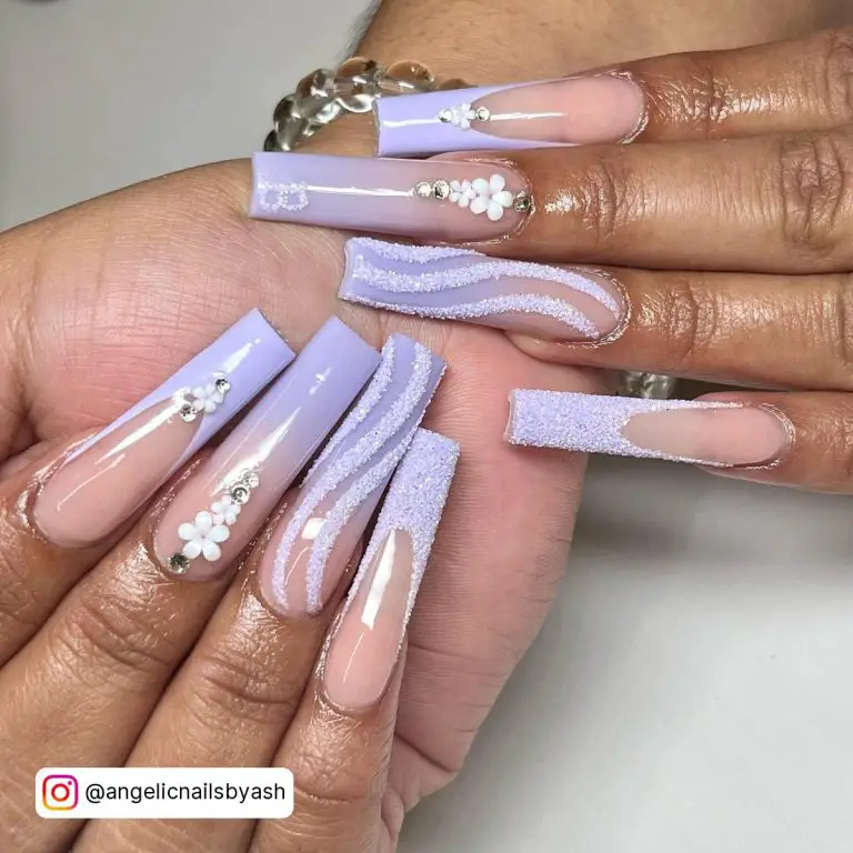Lavender Purple Nails