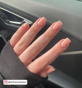 Light Pink Short Nails