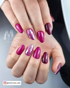 Light Purple Almond Nails