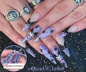 Light Purple Gel Nails