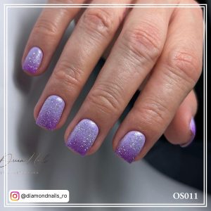 Light Purple Marble Nails