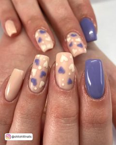 Light Purple Nails Valentine