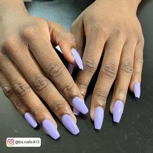 Light Purple Ombre Nails