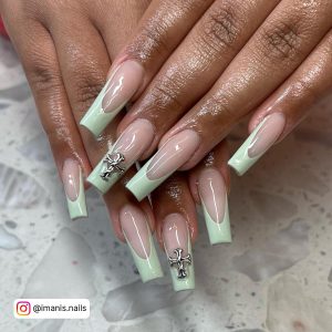 Long French Nails