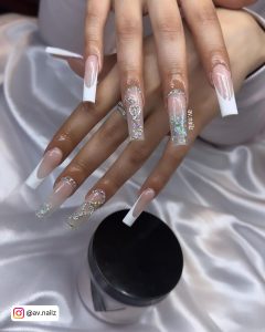 Long Square Ombre Nails