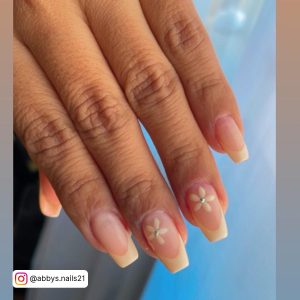 Nude French Tip Nail Designs