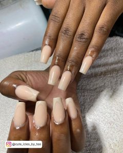 Nude French Tips Nails
