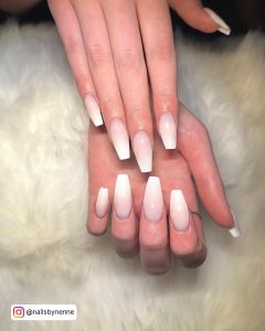 Nude Ombre Wedding Nails