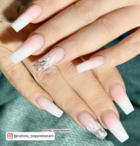 Ombre Acrylic Nails For Wedding