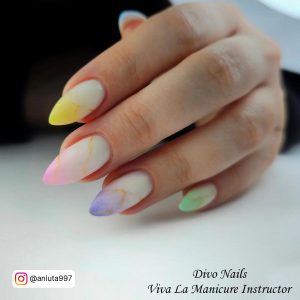 Ombre Colors Nails