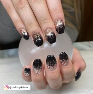 Ombre French Sparkle Nails