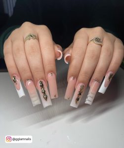 Ombre French Wedding Nails
