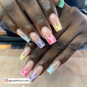 Ombre Nail Designs Fall Colors
