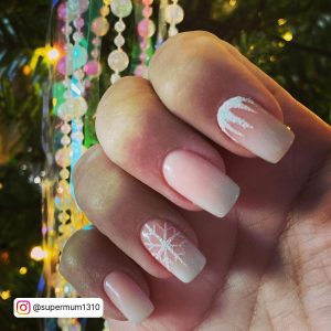Ombre Nail Designs For Christmas