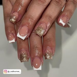 Ombre Nails Gold