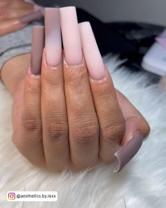 Ombre Nails Long Square