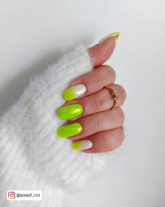 Ombre Nails Neon