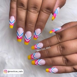 Ombre Nails With Color