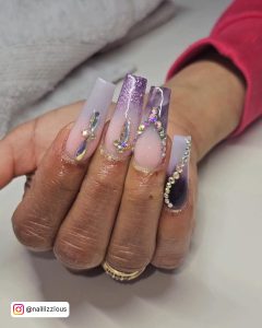 Ombre Nails With Design